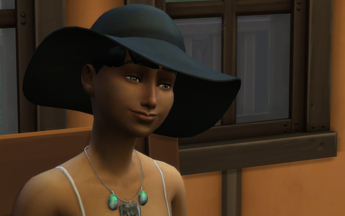 Lovely Kierra. I think I feel in love with her hat. She wears that large black floppy hat.